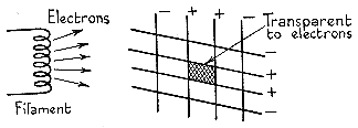 Selectron shielded grid